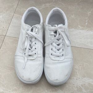Vans Old school  White Lace-Up Sneakers
